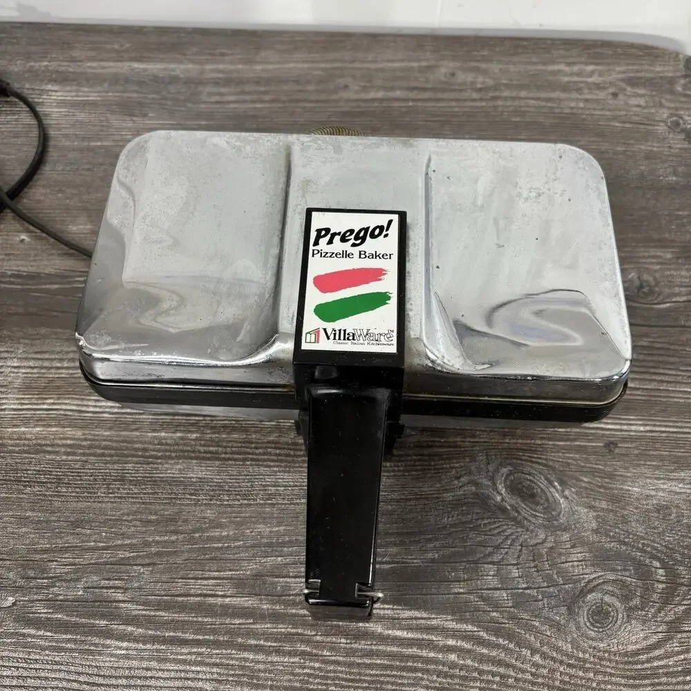 VillaWare‎ Prego Pizzelle Italian Cookie Maker Baker Model 3600-NS Non Stick